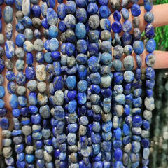 Lapis Lazuli Beads Jewelry Bracelets Necklaces DIY Accessories