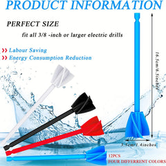 Resin Mixer Paddles for Drill - Epoxy Mixer Attachment