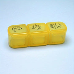 3 Times Weekly Pill Box Portable Medicine Storage Travel Case Organizer