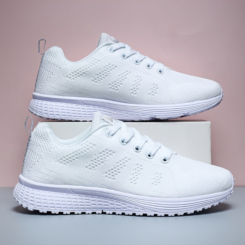 Non Slip Knitting Sports Shoes Lightweight Sneakers Women's Footwear