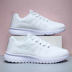 Non Slip Knitting Sports Shoes Lightweight Sneakers Women's Footwear