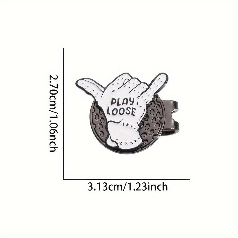 Magnetic Golf Ball Marker w/ Hat Clip Iron Accessory for Men - Golf Gift