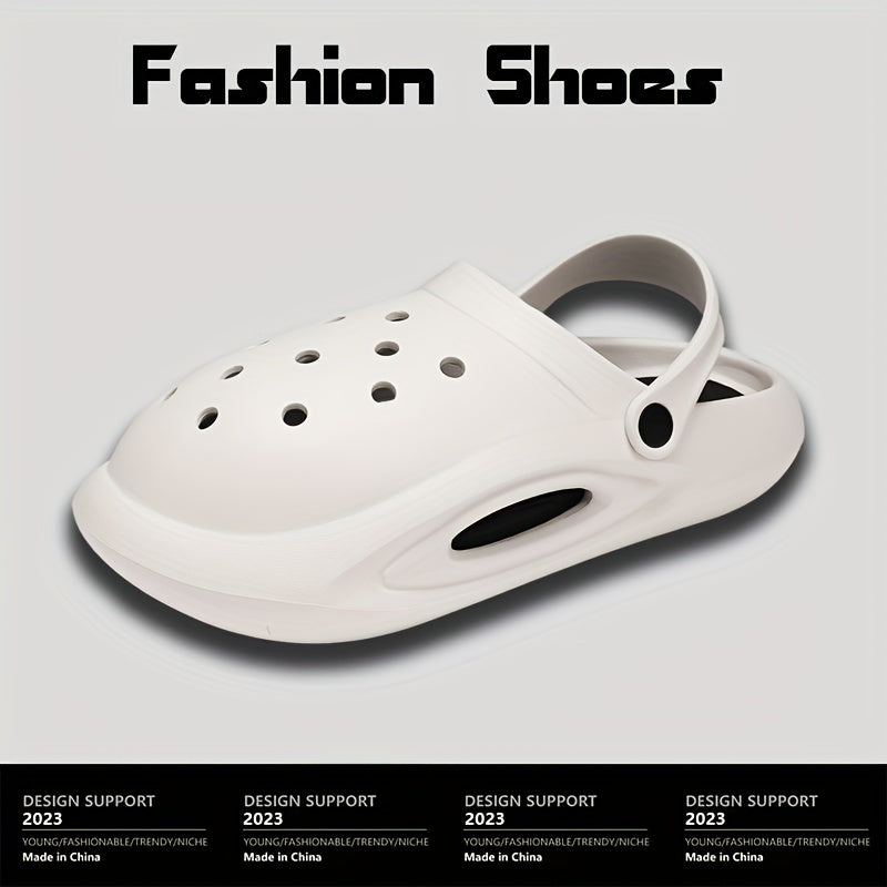 Men's Lightweight Comfy Clogs Hollow Out Non Slip Garden Shoes
