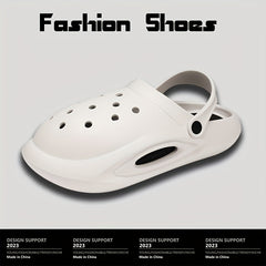 Men's Lightweight Comfy Clogs Hollow Out Non Slip Garden Shoes