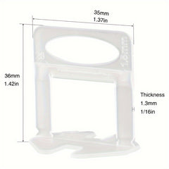100pcs Tile Leveling System Clips DIY Tiles Leveler Spacers