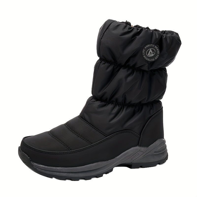 Women's Waterproof Snow Boots Plush Inner Thermal Winter Mid Calf Boots
