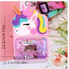 Kids Silicone Coin Purse Pony Crossbody Bag