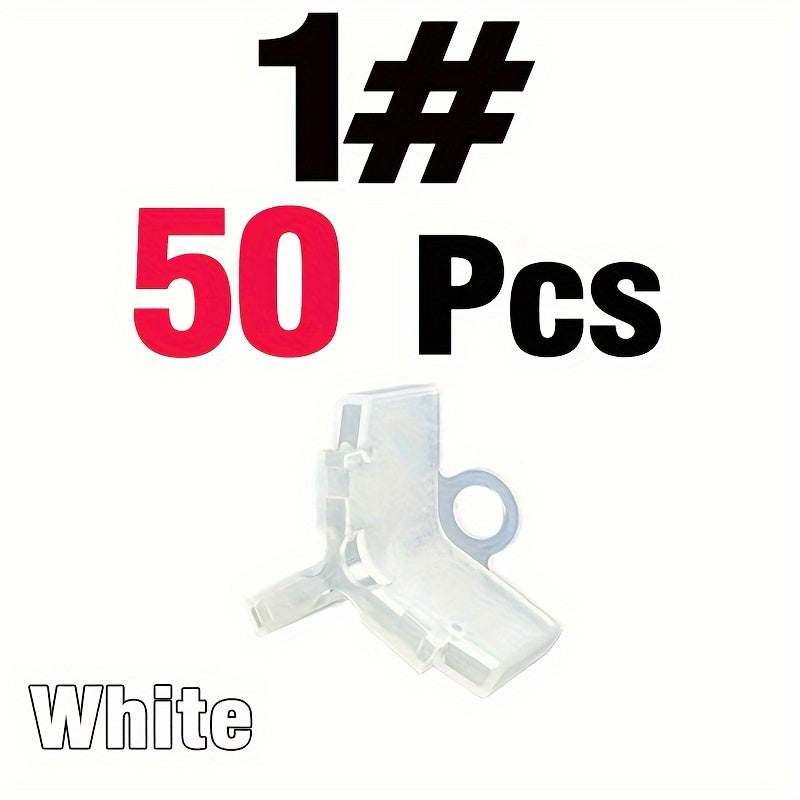 50pcs Fishing Hook Bonnets Treble Hook Protector Cover Safety