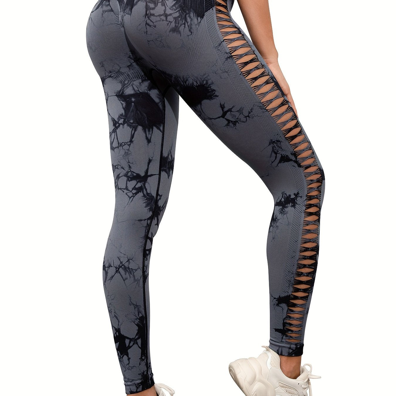 Tie Dye High Waist Sports Leggings Gym Yoga Pants