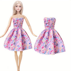 Doll Clothes Set - Party Wear Dress Gown Shirt Pants Outfit