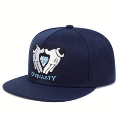 Diamond Embroidery Baseball Cap Hip Hop Unisex Navy Snapback Hat