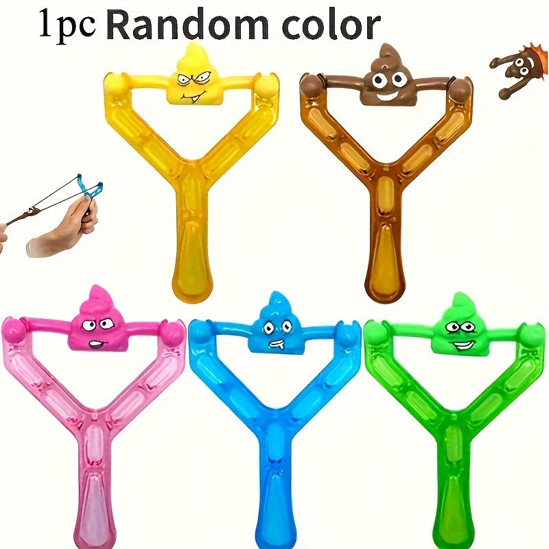 Outdoor Game Slingshot Set with Poo Soft Bullets