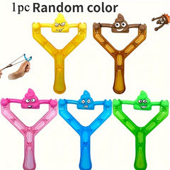 Outdoor Game Slingshot Set with Poo Soft Bullets