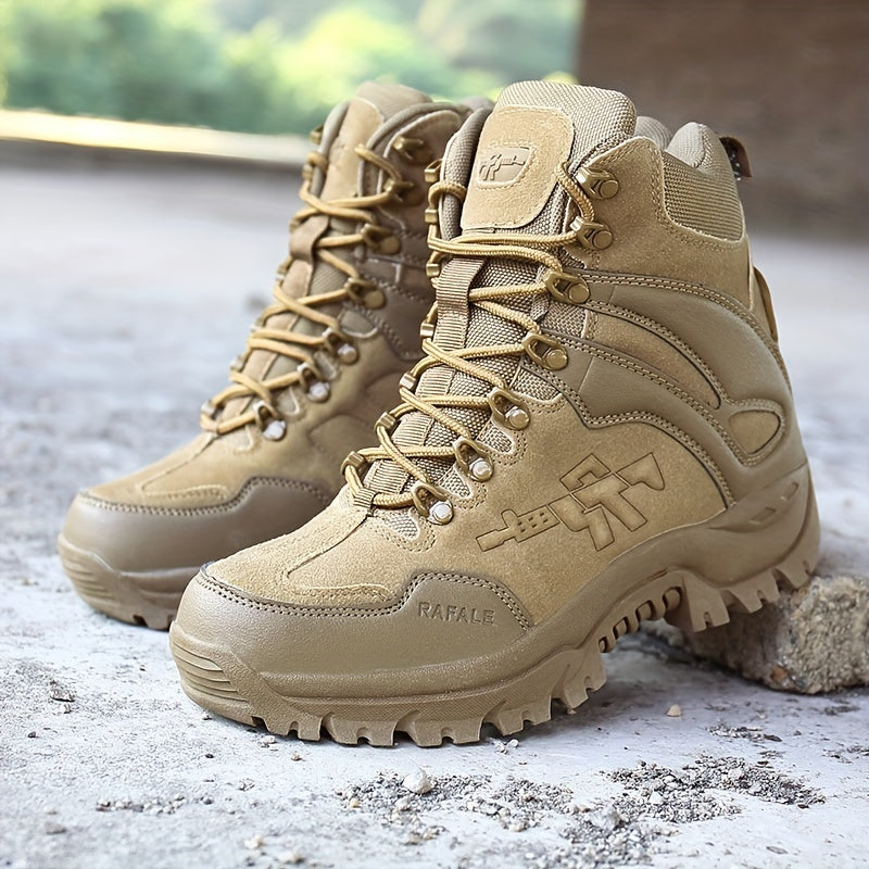 Men's High Top Tactical Boots Lace Up Military Shoes