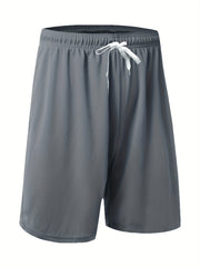 Men's Solid Sport Shorts Quick Dry Moisture Wicking
