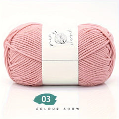 2pcs Thick Yarn Balls for DIY Crochet & Knitting Scarves Hats Gloves