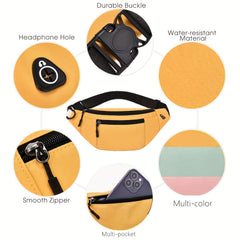 Casual Fanny Pack Waist Bag Portable Small Crossbody Bag Phone Holder