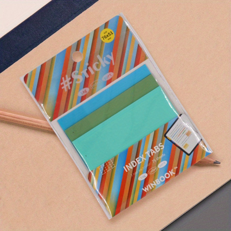 Transparent Sticky Notes 4 Sets 12 Colors Office Supplies