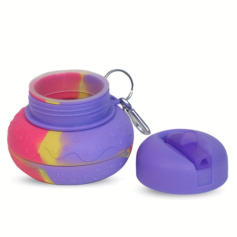 Foldable Water Bottle Portable Silicone Cup for Outdoor Camping Travel