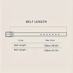 Men PU Leather Patterns Belt Husband Boyfriends Birthday