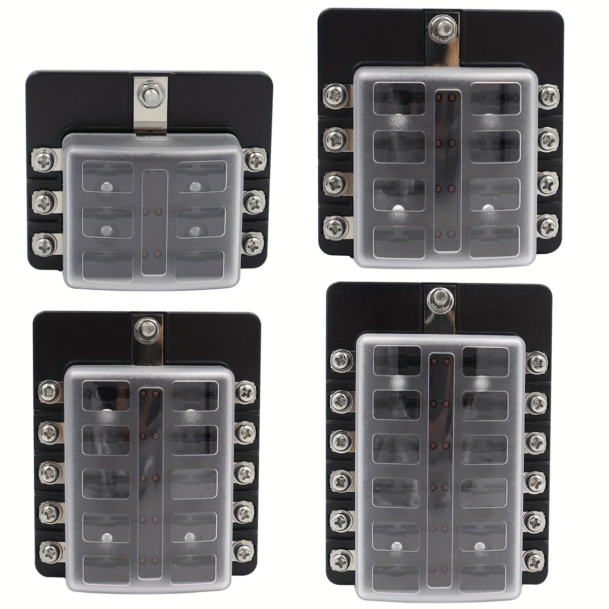 6 8 10 12 Way Fuse Box Holder LED Indicator Car Marine Caravan