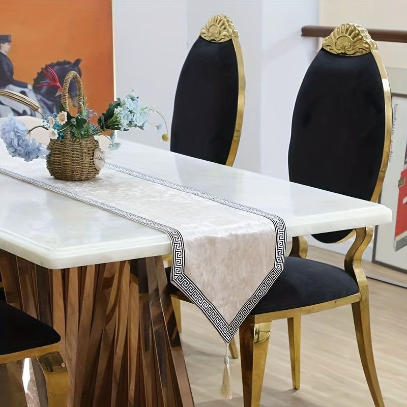 Polyester Table Runner Chinese Style for Home Kitchen Decor