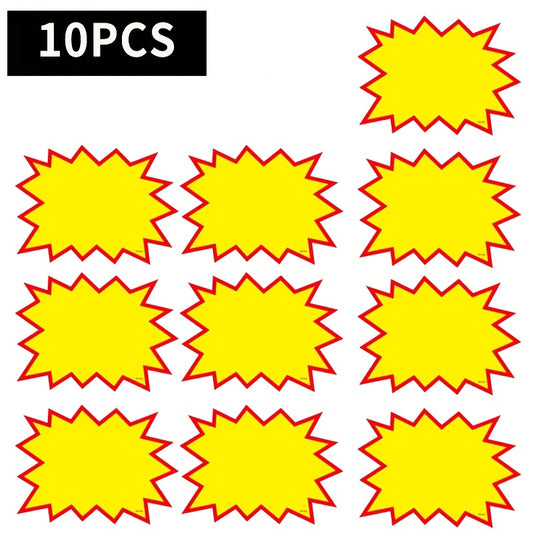 30pcs Blank Promotional Advertising Tags for Supermarkets