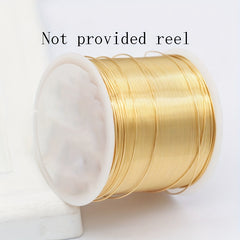 100m 14K Real Plated Copper Wire for Jewelry Making Supplies