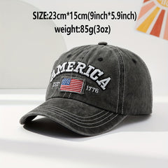 Embroidered National Flag Baseball Cap