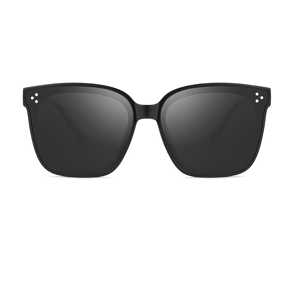 Oval Large Frame Sunglasses UV Protection Shades Eyeglasses
