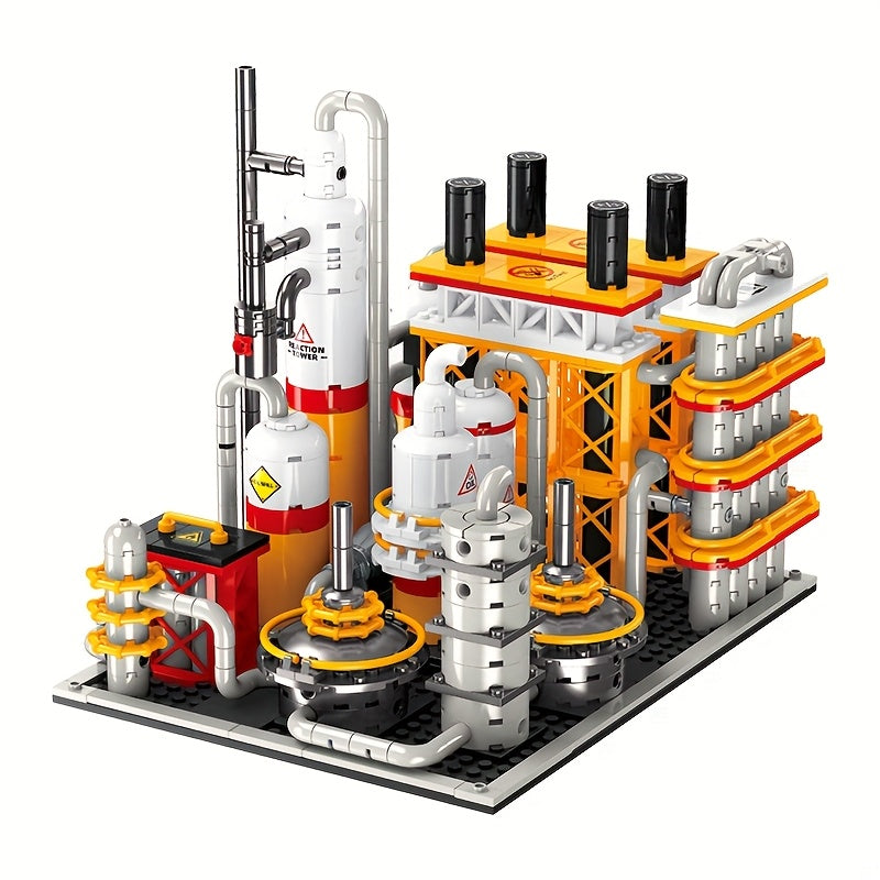 Chemical Plant Series Pumping Machine Building Blocks Set