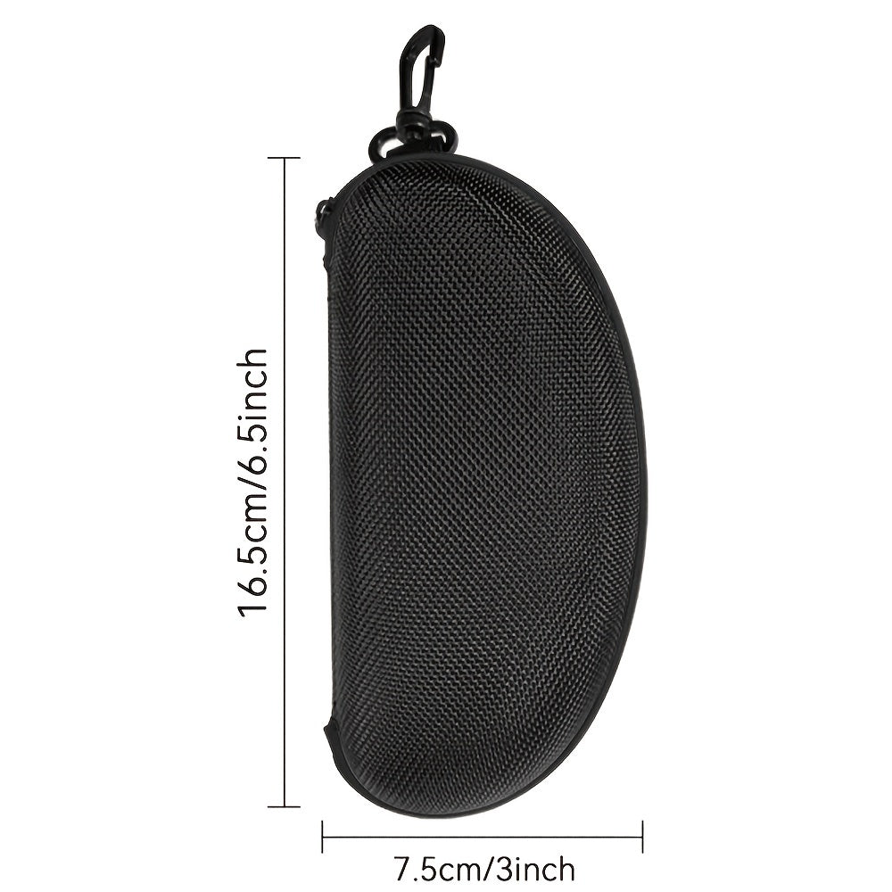 Portable Zipper Glasses Case for Travel Sports Cycling