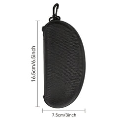 Portable Zipper Glasses Case for Travel Sports Cycling