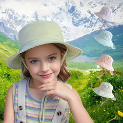 Children's Wide Brim Sun Hat UV Protection for Summer