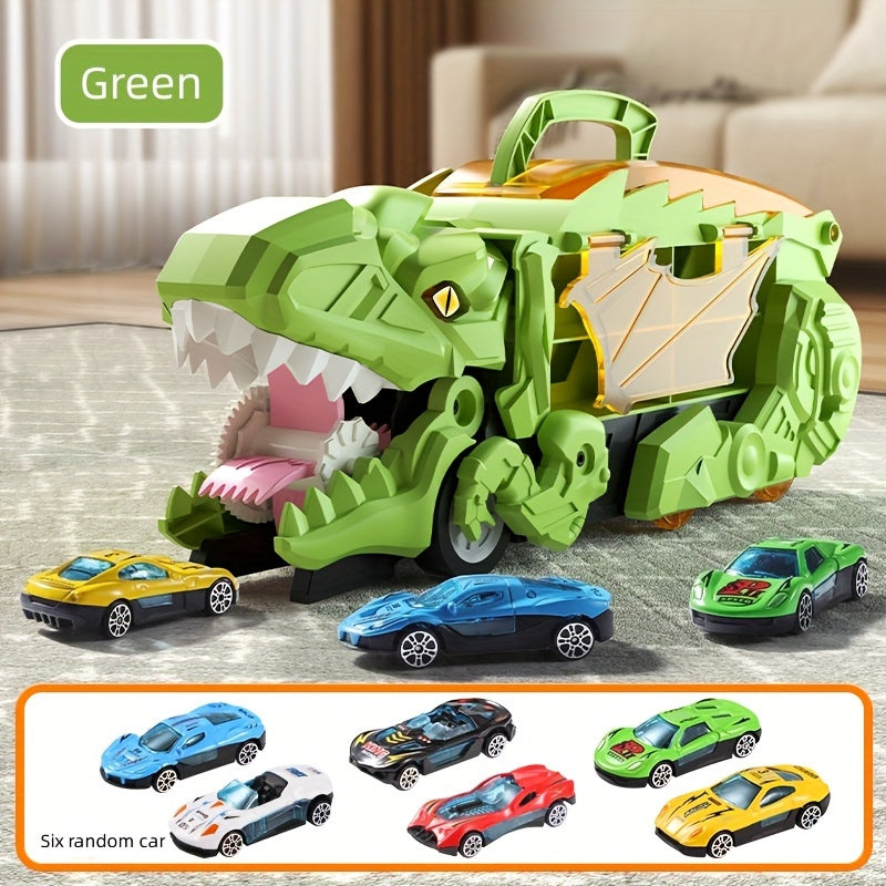 Holiday Gift Dinosaur Alloy Metal Racing Gliding Toy Car