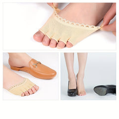 Lace Toe Socks Forefoot Pads Wear-resistant Toes Pads Fit Night And Home Use