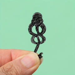 Wizard Lapel Pin Vintage Gothic Accessory for Clothes and Bags