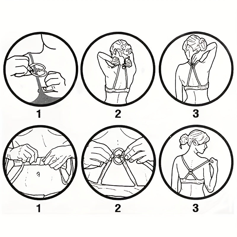 4pcs Heart Shaped Bra Strap Clips Invisible Non slip Shoulder Belt Buckles