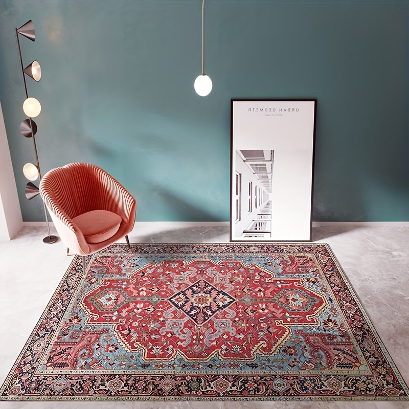 European Rug Modern Minimalist Light Geometric Machine Washable Non Shedding