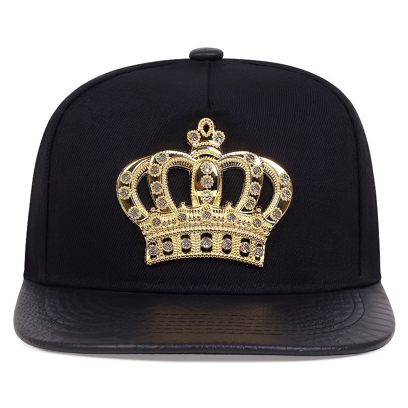 Men's Crown Pattern Baseball Cap Hip Hop Sunscreen Hat