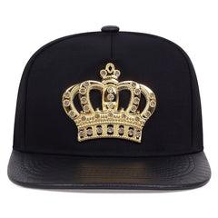 Men's Crown Pattern Baseball Cap Hip Hop Sunscreen Hat