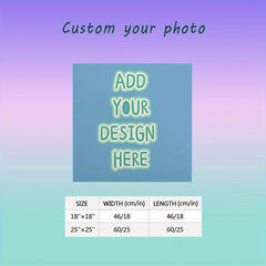 Custom Square Scarf - Personalized Patterns and Text - DIY Designable