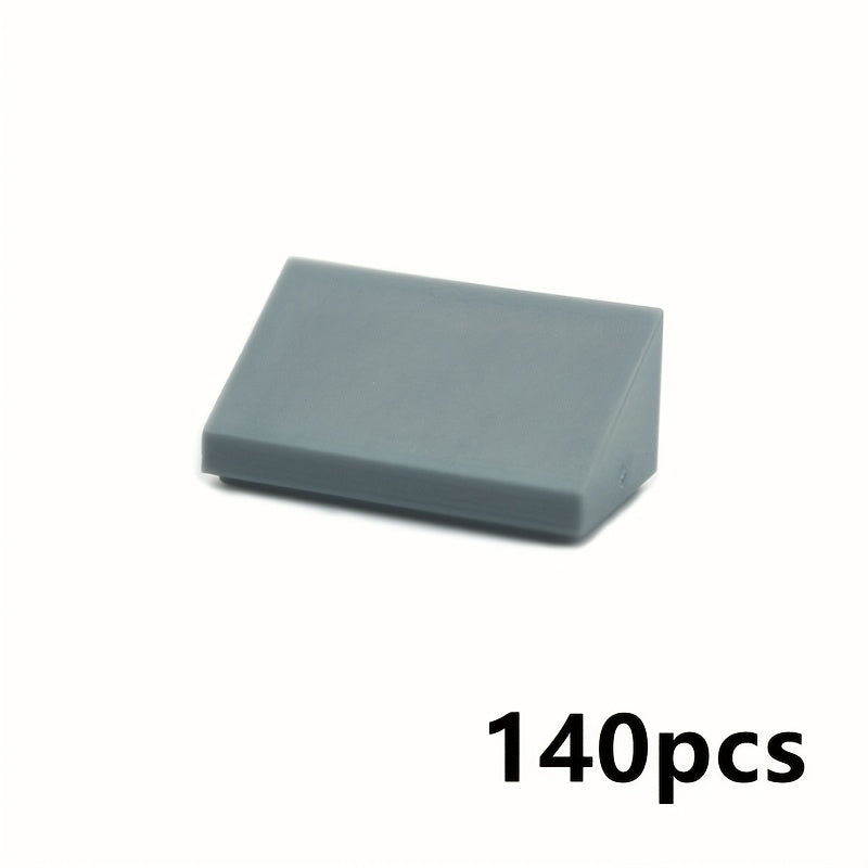 140pcs 1x2 Slanted Brick Building Block Accessories