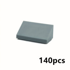 140pcs 1x2 Slanted Brick Building Block Accessories