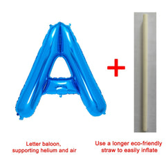 101 6cm Letter Balloon - Party Supplies