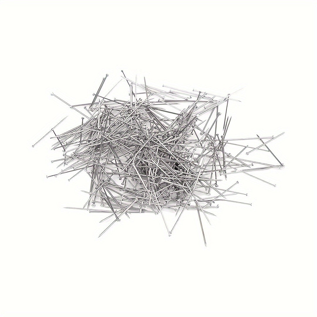 1000pcs Stainless Steel Straight Needle for Jewelry Sewing Crafts