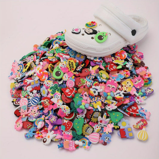 Mixed Style Shoe Charms PVC Decorations Random Cartoon Characters