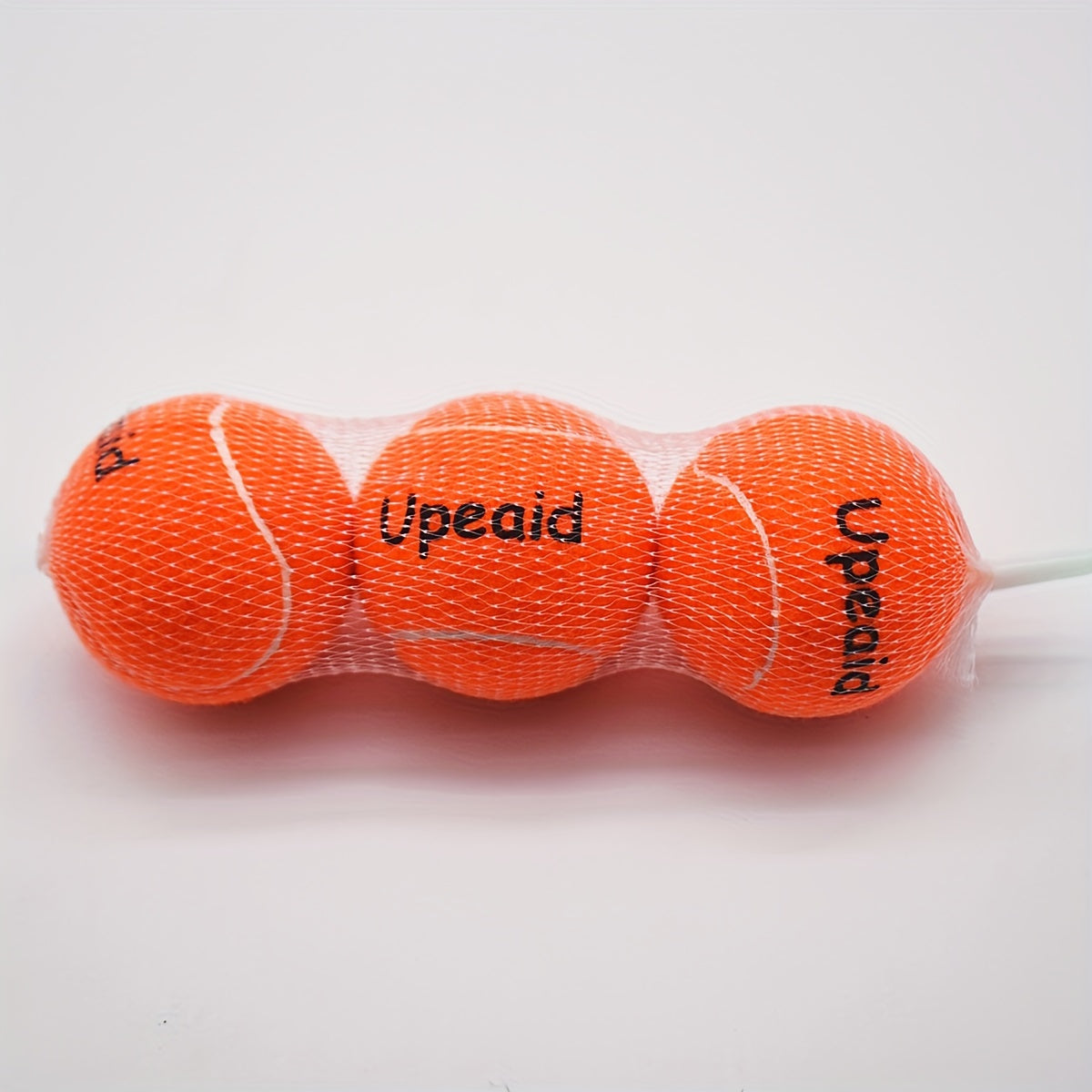 3pcs Rubber Tennis Balls Orange for Beginners Practicing