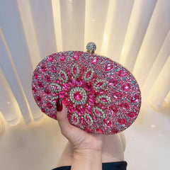 Crystal Acrylic Women Clutch Evening Bag Wedding Ladies Purse