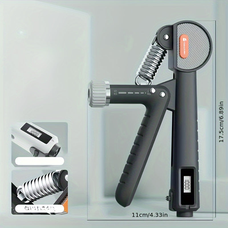 Adjustable Grip Strengthener with Electronic Count